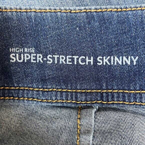 Lane Bryant Jeans Womens 18 Blue High Rise Super Stretch Skinny - Picture 7 of 9